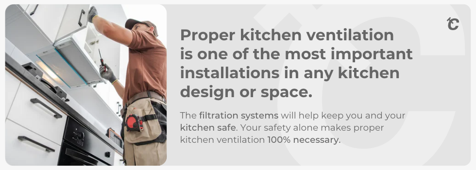 proper kitchen ventilation