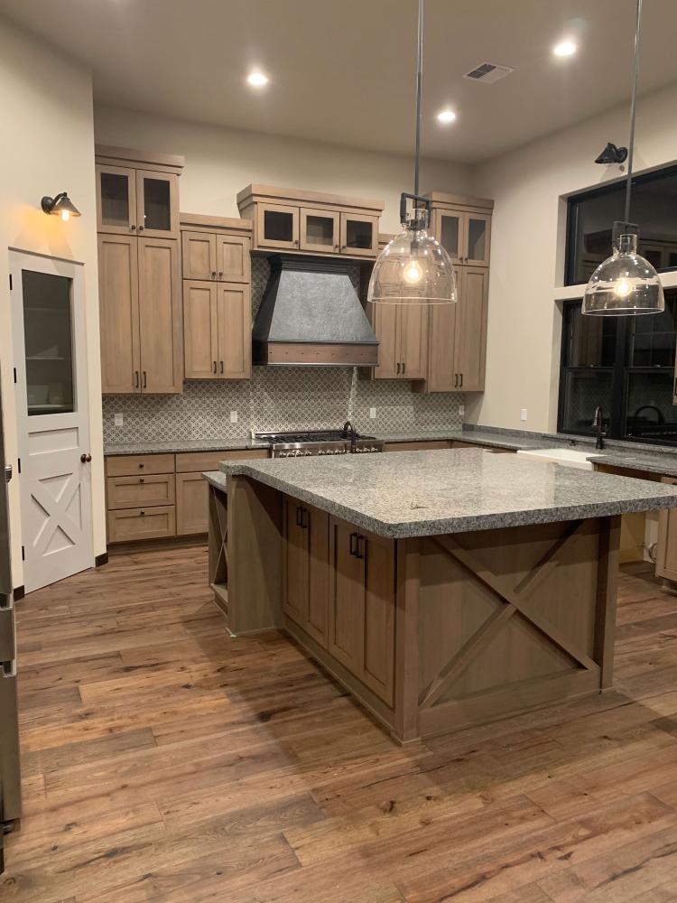 popular grey kitchen countertop