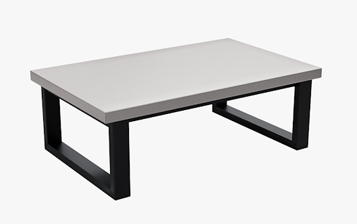 stainless steel coffee table