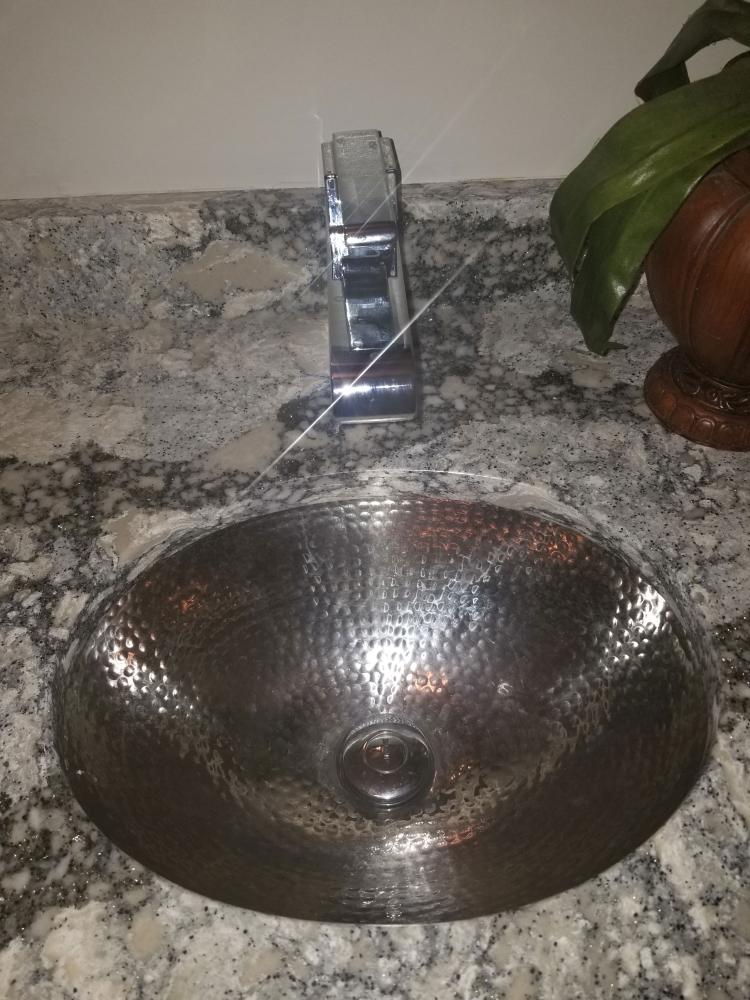 rounded corner sink