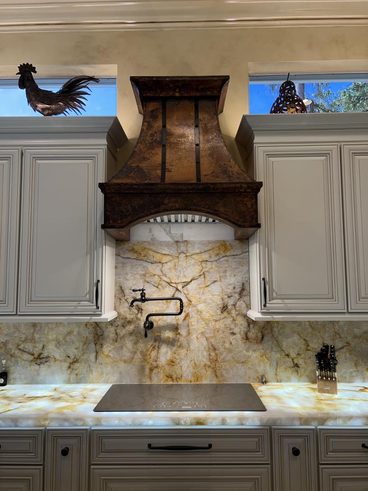 kitchen with beautiful textures and patterns