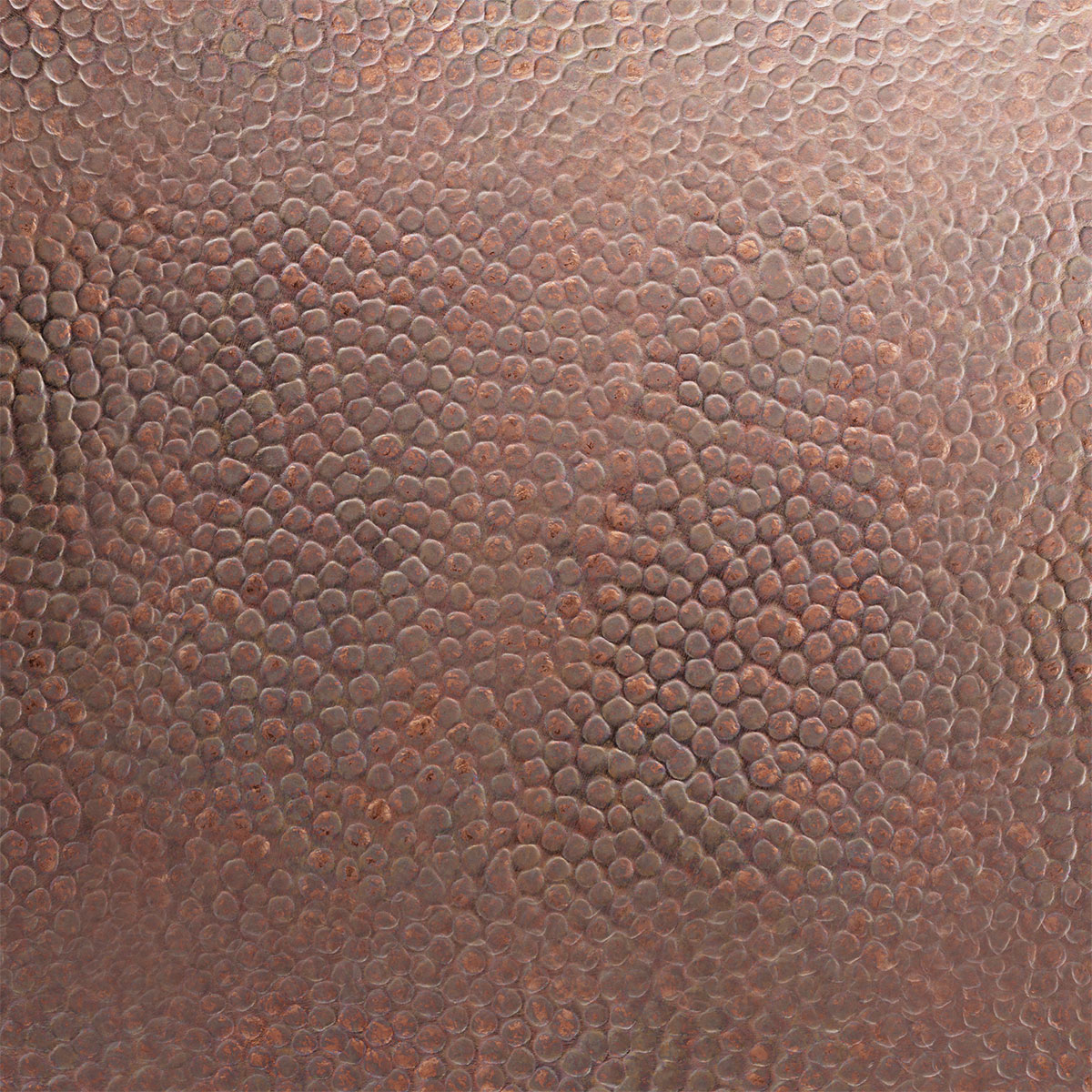 Copper - Weathered - Beehive Hammered