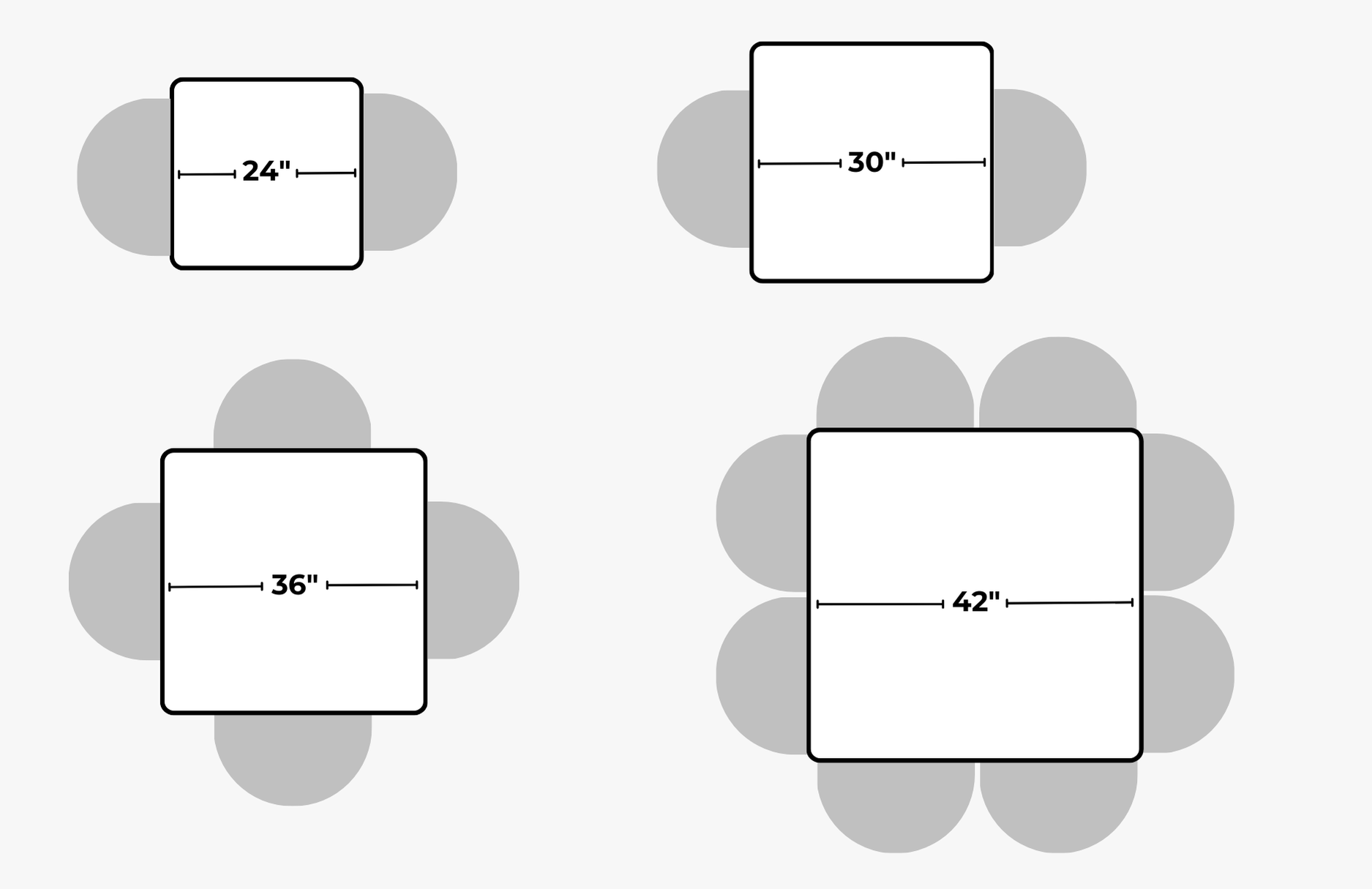 table size guide